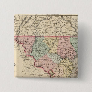 Delaware and Maryland 15 Cm Square Badge