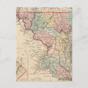 Delaware and Maryland Postcard