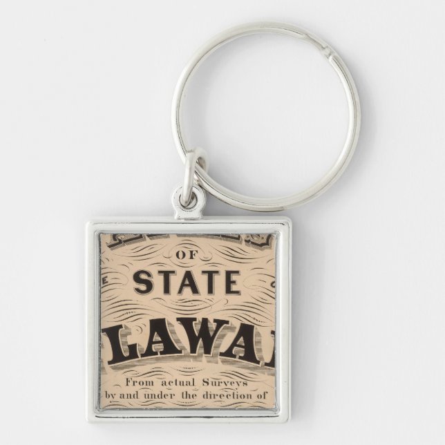 Delaware Atlas Key Ring (Front)