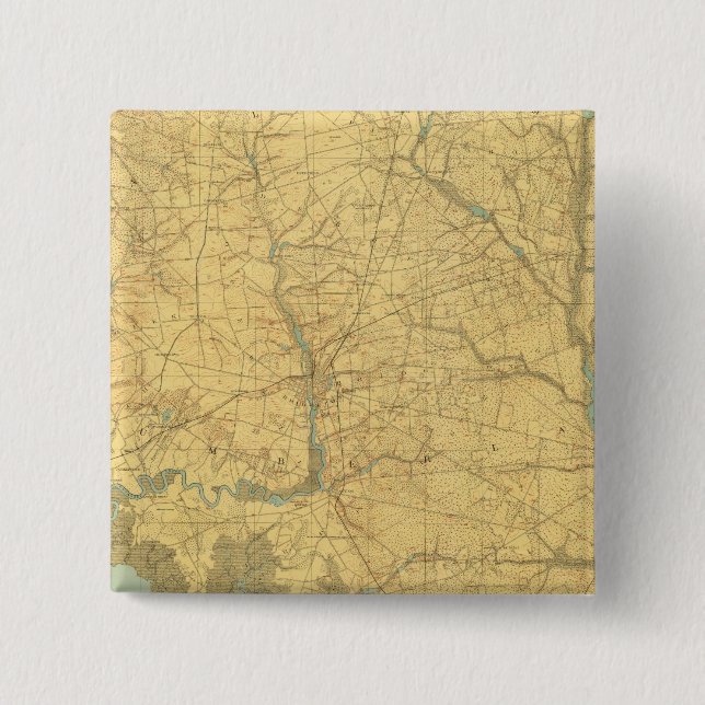 Delaware Bay, New Jersey 15 Cm Square Badge (Front)