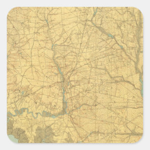 Delaware Bay, New Jersey Square Sticker