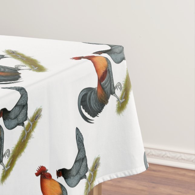 Delaware Blue Hen Tablecloth (In Situ)