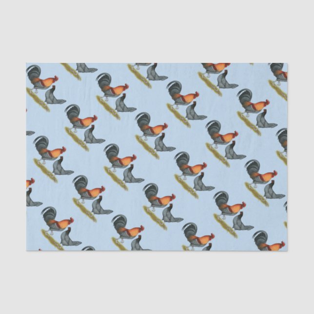 Delaware Blue Hen Tissue Paper (Front)