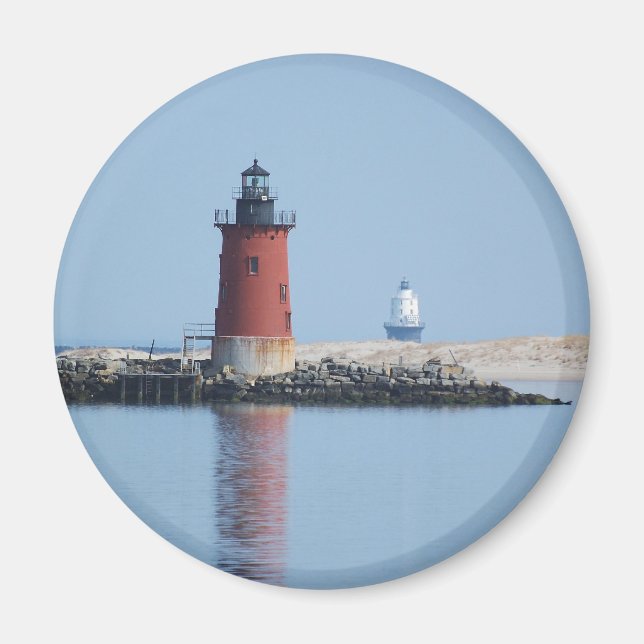 Delaware Breakwater & Harbour of Refuge Lighthouse Magnet (Front)