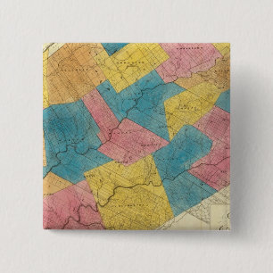 Delaware County 15 Cm Square Badge