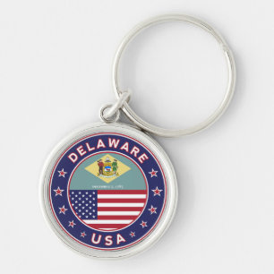 Delaware, Delaware t-shirt, Delaware sticker Key Ring