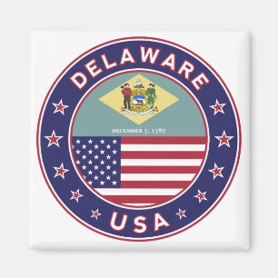 Delaware, Delaware t-shirt, Delaware sticker Magnet