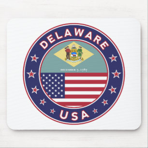 Delaware, Delaware t-shirt, Delaware sticker Mouse Pad