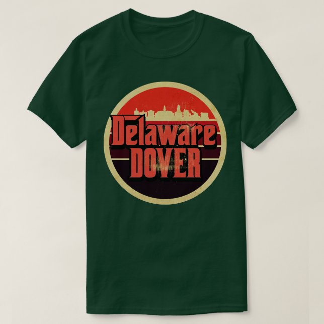 Delaware Dover Vintage T-Shirt (Design Front)