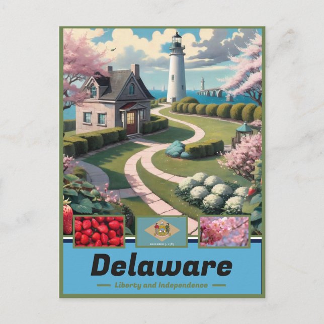 Delaware Dreamscapes: Artistic Masterpiece Postcard (Front)