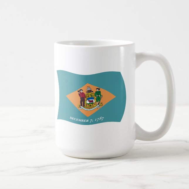 Delaware Flag Mug (Right)