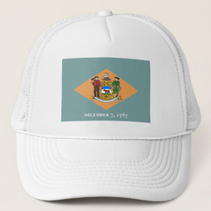 Delaware Flag Trucker Hat