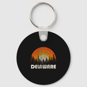 Delaware - funny nature vintage hiking 60s 70s 80s key ring