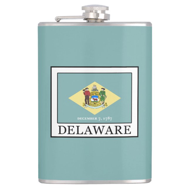 Delaware Hip Flask (Front)