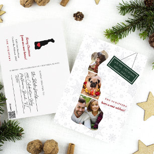 Delaware Holiday Moving Announcement Postcard