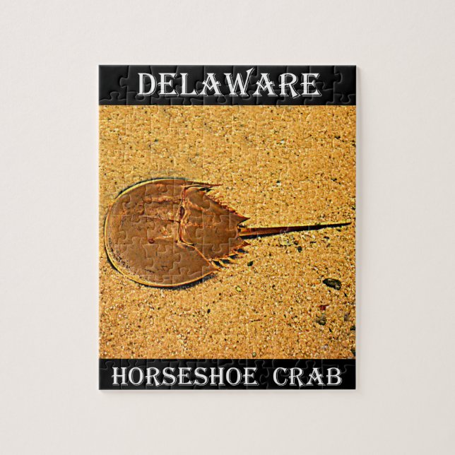 Delaware Horseshoe Crab Jigsaw Puzzle (Vertical)