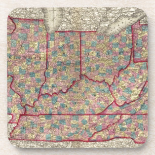 Delaware, Illinois, Indiana, and Iowa Coaster