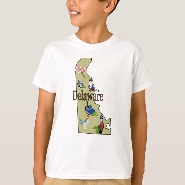 Delaware Kid's T- Shirt (Front)