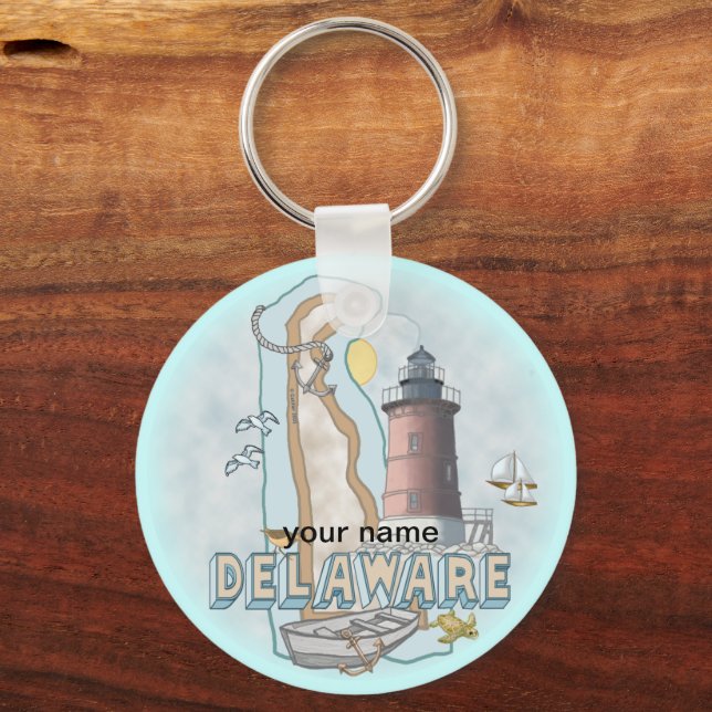 Delaware Lighthouse keychain (Front)