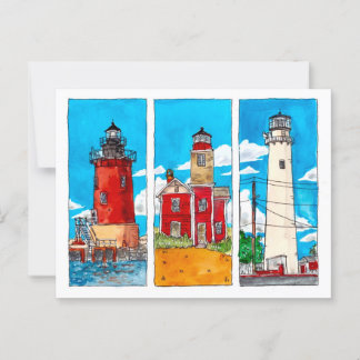 Delaware Lighthouses Postcard