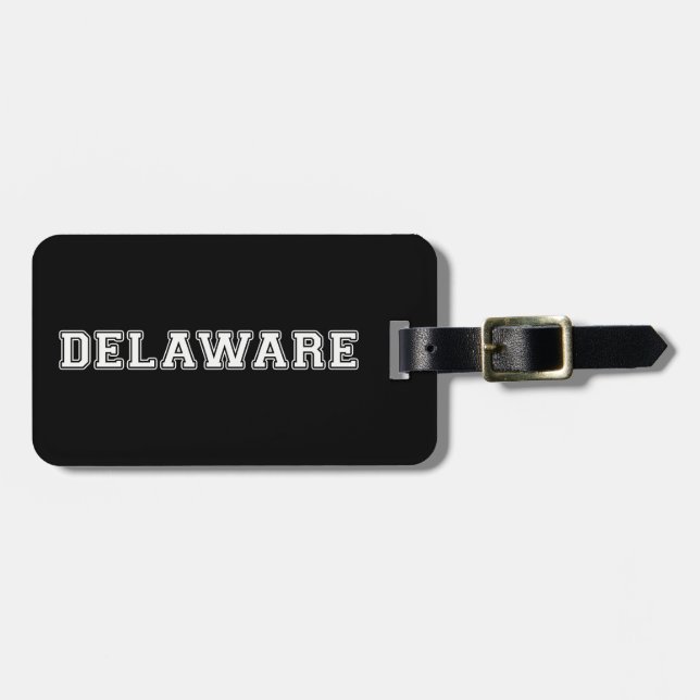 Delaware Luggage Tag (Front Horizontal)