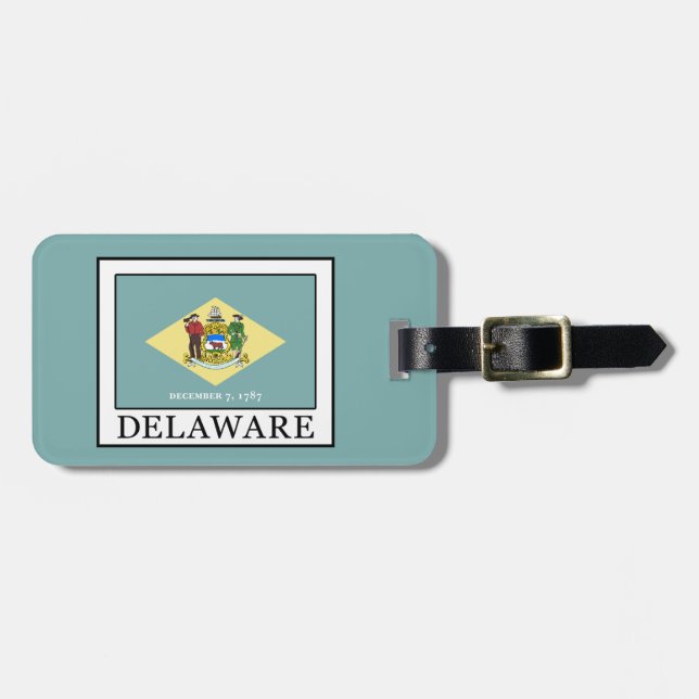 Delaware Luggage Tag (Front Horizontal)