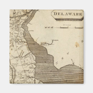 Delaware Map by Arrowsmith Magnet