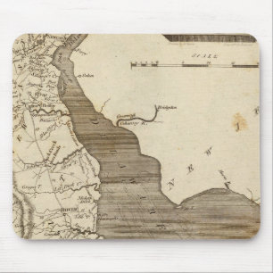Delaware Map by Arrowsmith Mouse Pad