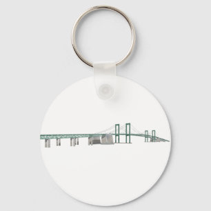 Delaware Memorial Bridge: 3D Model: Key Ring