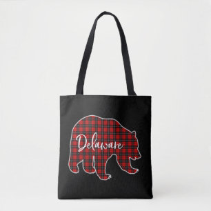 Delaware Merry Christmas Party Yall Matching Xmas Tote Bag