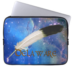DELAWARE Nation & Feather Space Laptop Sleeve