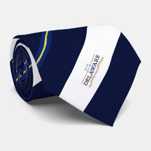 Delaware (Ohio) city flag Neck Tie