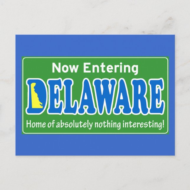 Delaware Postcard (Front)