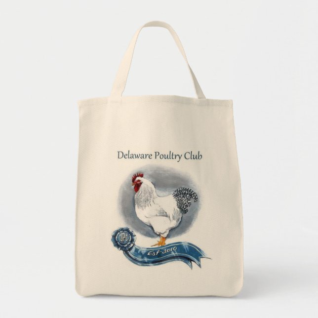 Delaware Poultry Club Organic Tote (Front)