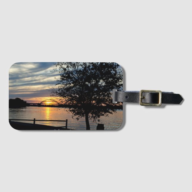 Delaware River Luggage Tag (Front Horizontal)
