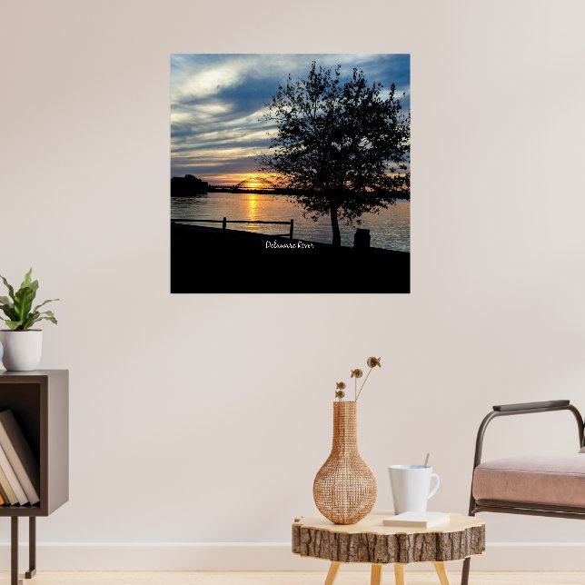 Delaware River, scenic photograph, Poster (Living Room 3)