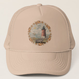 Delaware Shells Lighthouse hat