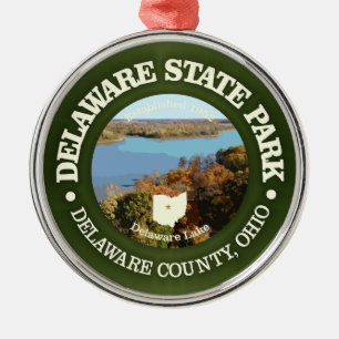 Delaware SP Metal Ornament