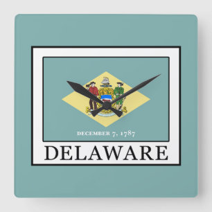 Delaware Square Wall Clock