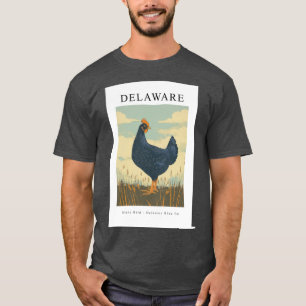 DELAWARE State Bird Delaware Blue Hen T-Shirt