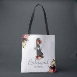 Delaware State Destination Rustic Wedding Monogram Tote Bag<br><div class="desc">Delaware State Wedding Destination Rustic Country Chic with White Barn Wood & Marsala Burgundy Watercolor Floral Arrangements & Boho Feathers Wedding Tote Bags with MOVEABLE HEART LOCATION just click the customise further link to position your heart ~ Check my shop to see the entire wedding suite for this design!</div>