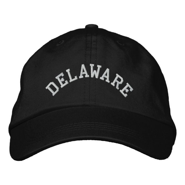 Delaware State Embroidered Hat (Front)