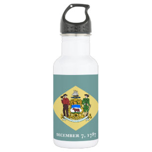 Delaware State Flag 532 Ml Water Bottle