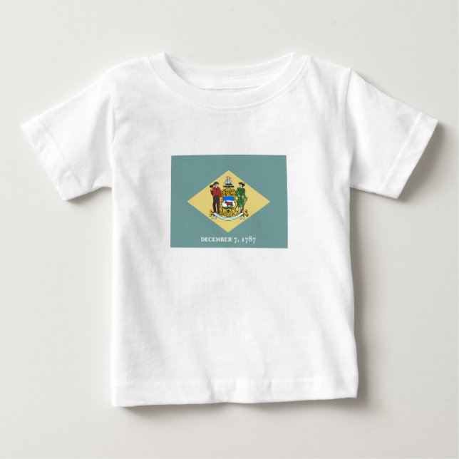 Delaware State Flag Baby T-Shirt (Front)