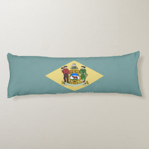 Delaware State Flag Body Cushion