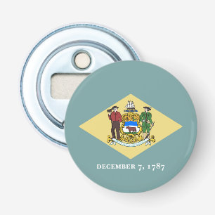 Delaware State Flag Bottle Opener
