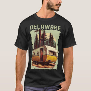 Delaware Sunset retro 70s vintage hiking camping T-Shirt