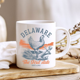 Delaware The First State Souvenir Coffee Mug