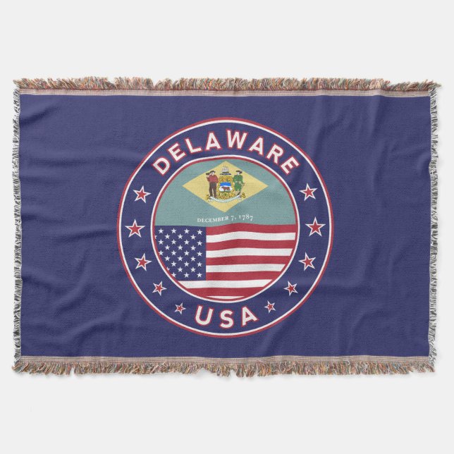 Delaware Throw Blanket (Front)