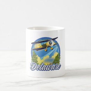 Delaware travel logo coffee mug